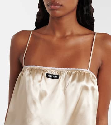 Top aus Satin | Miu Miu