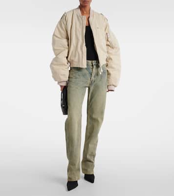 Bomber A-4 in canvas di cotone | Entire Studios