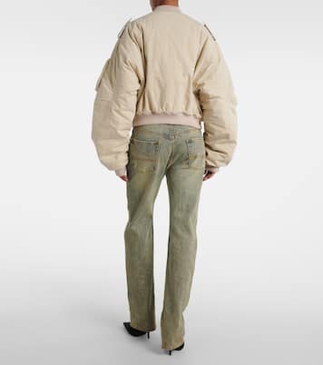 Bomber A-4 in canvas di cotone | Entire Studios