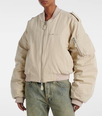 Bomber A-4 in canvas di cotone | Entire Studios