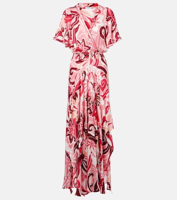 Maxikleid Mabelle aus Satin | Poupette St Barth