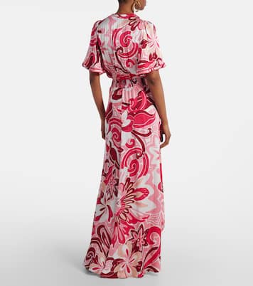 Maxikleid Mabelle aus Satin | Poupette St Barth