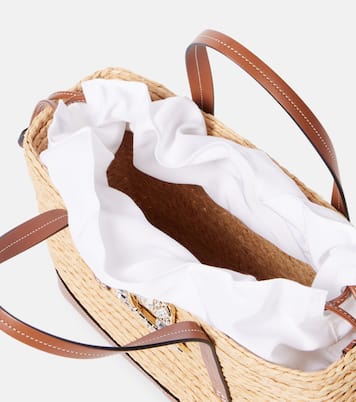 Viv' Skate Small raffia tote bag | Roger Vivier