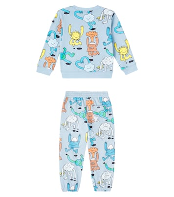 Baby Earth cotton fleece tracksuit | Stella McCartney Kids