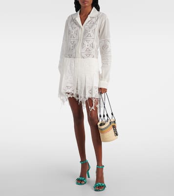 Paula's Ibiza - Minigonna in misto cotone | Loewe