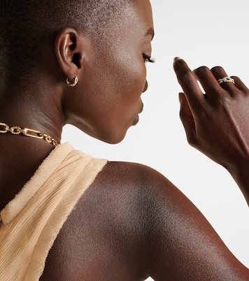 Orecchini Stax Chain Link in oro 18kt con diamanti  | David Yurman