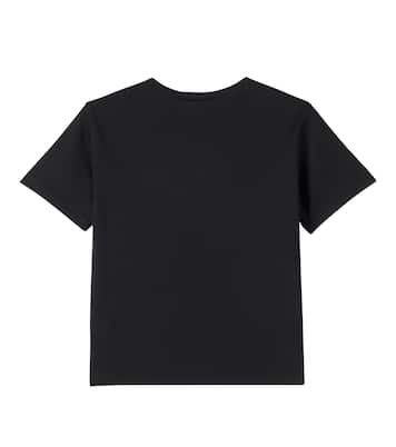 T-shirt in jersey di cotone con logo | Dolce&Gabbana Kids