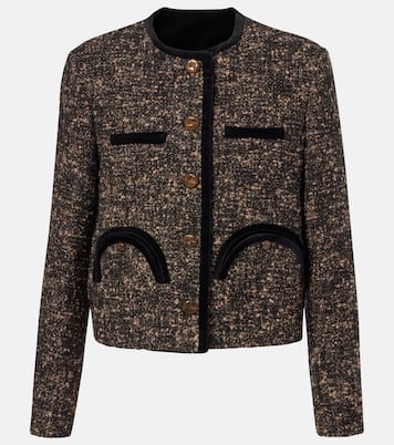 Shamo wool-blend tweed jacket | Blazé Milano
