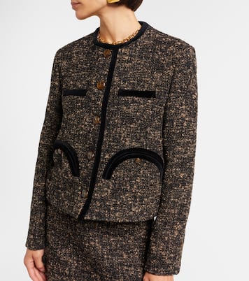 Shamo wool-blend tweed jacket | Blazé Milano