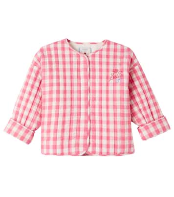 Embroidered gingham cotton jacket | Konges Sløjd