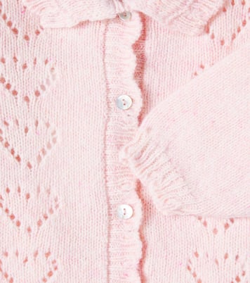 Baby Cardigan Monna Baby aus einem Wollgemisch | Bebe Organic