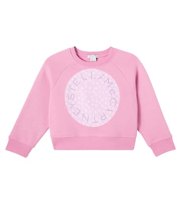 Sweat-shirt en coton à logo | Stella McCartney Kids