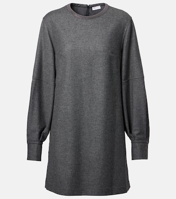 Miniabito in lana e cashmere | Brunello Cucinelli