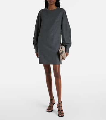Miniabito in lana e cashmere | Brunello Cucinelli