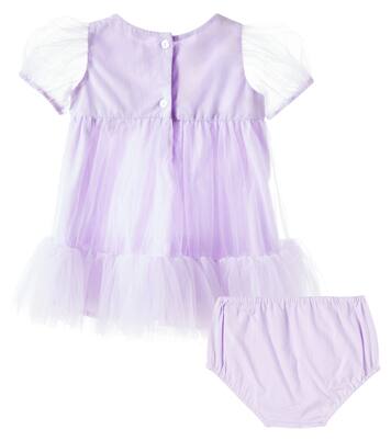 Baby Set Orchid Radiance aus Kleid und Höschen | Tutu Du Monde