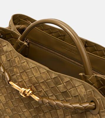 Andiamo Medium suede tote bag | Bottega Veneta
