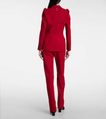Single-breasted wool blazer | McQueen