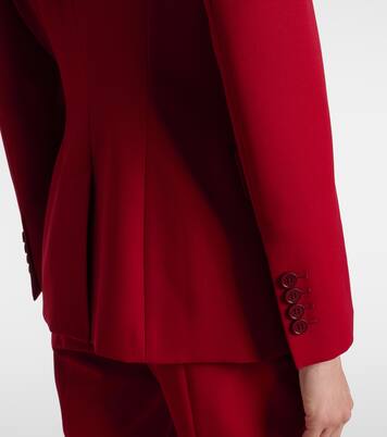 Single-breasted wool blazer | McQueen