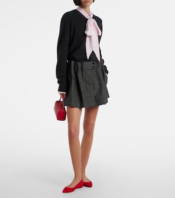 Ballerinas aus Veloursleder | Gianvito Rossi