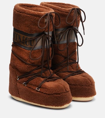 Icon fleece knee-high boots | Moon Boot