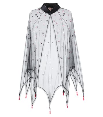 Verziertes Cape Fangtastic aus Tüll | Tutu Du Monde