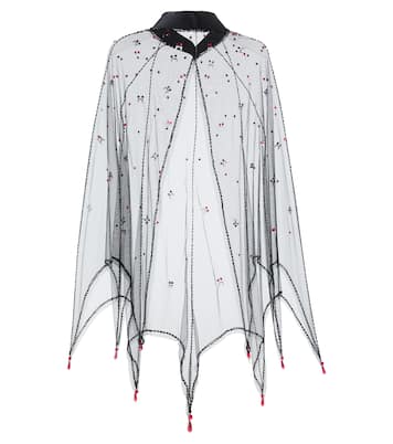 Verziertes Cape Fangtastic aus Tüll | Tutu Du Monde