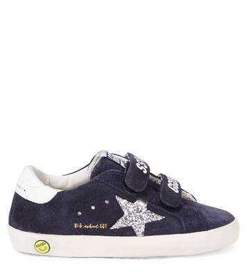 Old School sequined suede sneakers | Golden Goose Kids