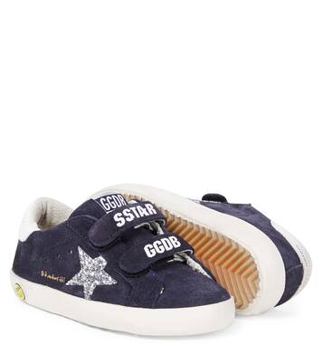Old School sequined suede sneakers | Golden Goose Kids