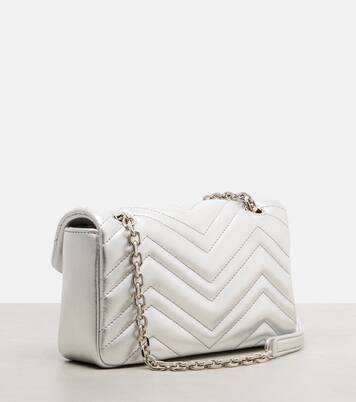 GG Marmont Small leather shoulder bag | Gucci