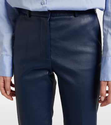Coleman leather slim pants | Joseph