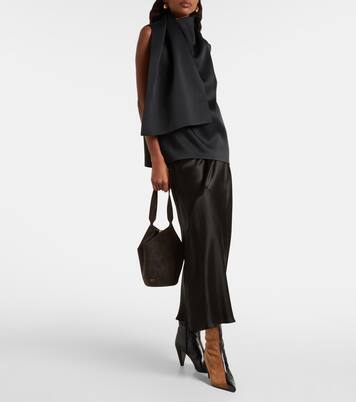 Bolso Lotus Mini de ante | Khaite