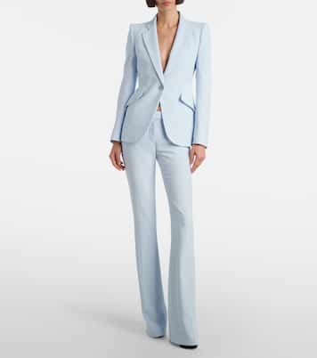 Pantalon flare à taille basse | McQueen