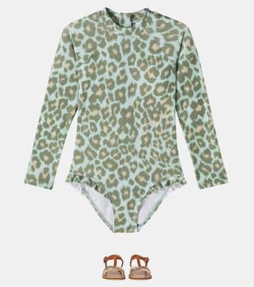 Leopard-print swimsuit | Zimmermann Kids