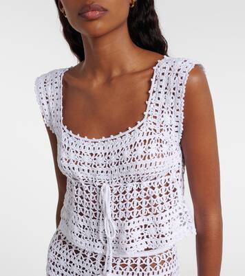 Cropped-Top Deauville aus Häkelstrick | Anna Kosturova