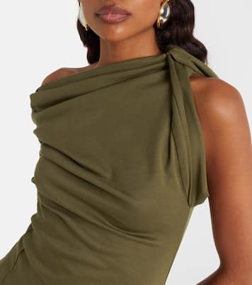 Draped cotton and silk minidress | Jacquemus