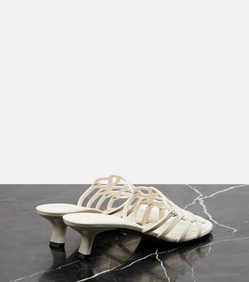 Petal Anagram leather mules | Loewe