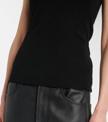 Ribbed-knit wool tank top | Róhe