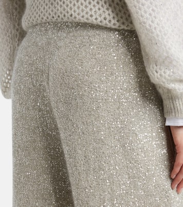 Weite Hose mit Pailletten | Brunello Cucinelli
