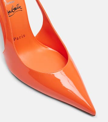 Escarpins slingback Miss Z en cuir verni | Christian Louboutin