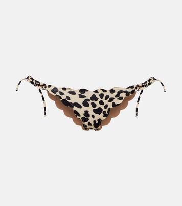 Tie Side scalloped bikini bottoms | Marysia