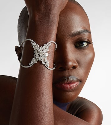 18kt white gold (750/1000) bracelet with diamonds | Yeprem