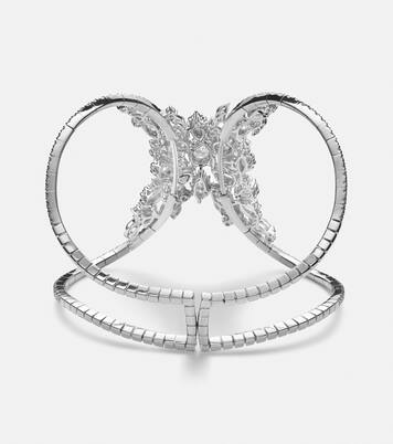 18kt white gold (750/1000) bracelet with diamonds | Yeprem
