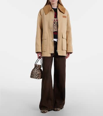 Sue 프린트 데님 뮬 | Ganni