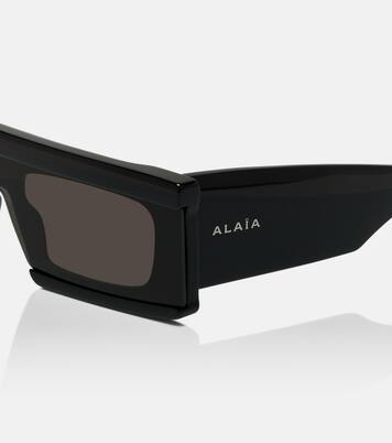 Logo flat-top sunglasses | Alaïa