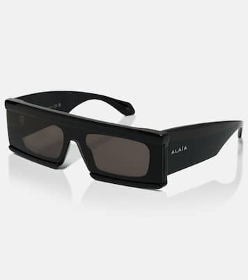 Logo flat-top sunglasses | Alaïa