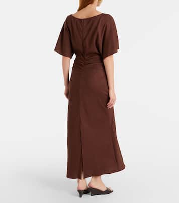 Midikleid Amelie aus einem Leinengemisch | Staud
