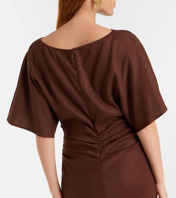 Midikleid Amelie aus einem Leinengemisch | Staud