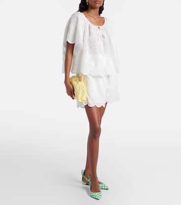 Bow Tie bow-detail checked clutch | Aquazzura