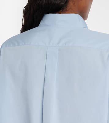 Camisa de popelín de algodón | Miu Miu