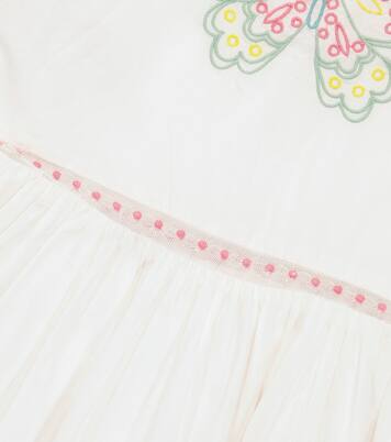 Embroidered cotton dress | Stella McCartney Kids
